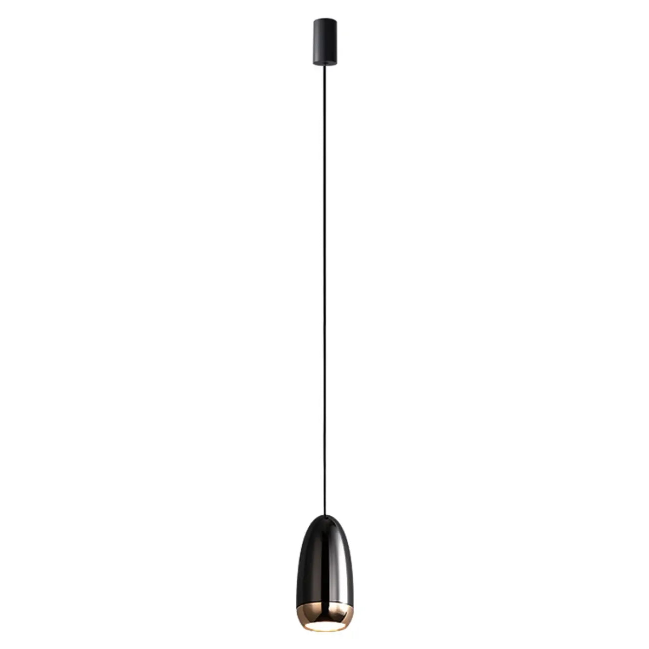 Mini suspension lumineuse LED géométrique simple en aluminium
