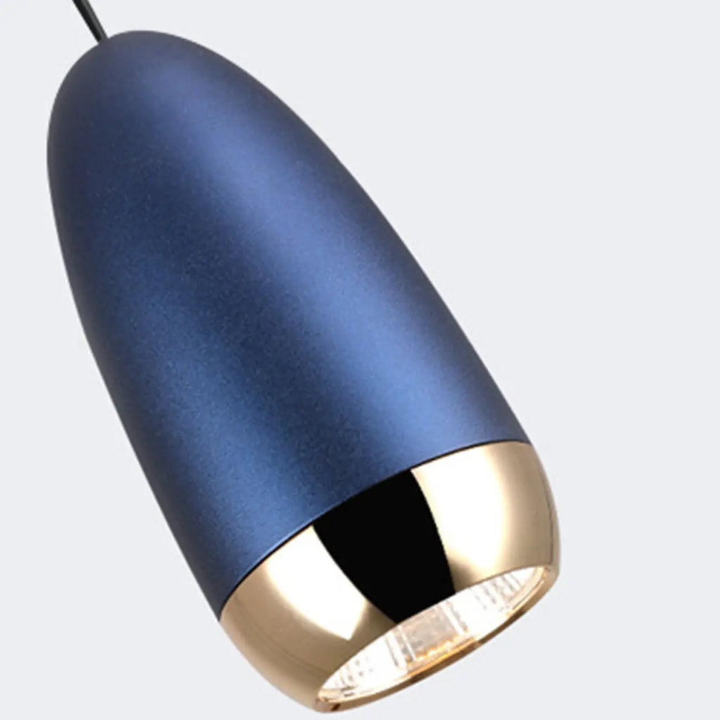 Mini suspension lumineuse LED géométrique simple en aluminium