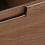 Banc de rangement à chaussures Singer en bois d'hévéa avec tiroirs pour entrée