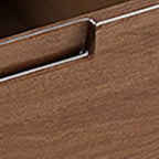 Banc de rangement à chaussures Singer en bois d'hévéa avec tiroirs pour entrée