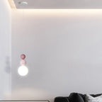 Suspension globe contemporaine avec cordons réglables pour salle à manger
