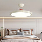 Plafonnier LED semi-encastré rond à intensité variable pour chambre à coucher