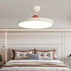 Plafonnier LED semi-encastré rond à intensité variable pour chambre à coucher