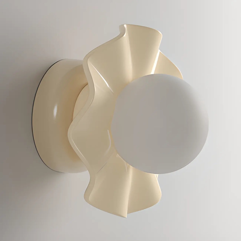 Plafonnier semi-encastré moderne crème de 5 pouces pour couloir