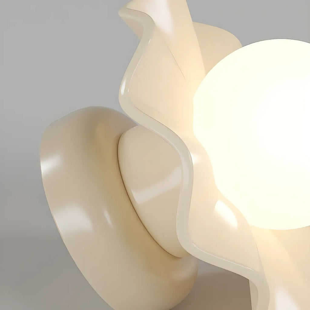 Plafonnier semi-encastré moderne crème de 5 pouces pour couloir
