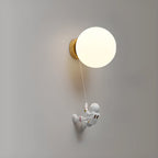 Applique murale LED Globe Astronaute pour chambre d'enfant
