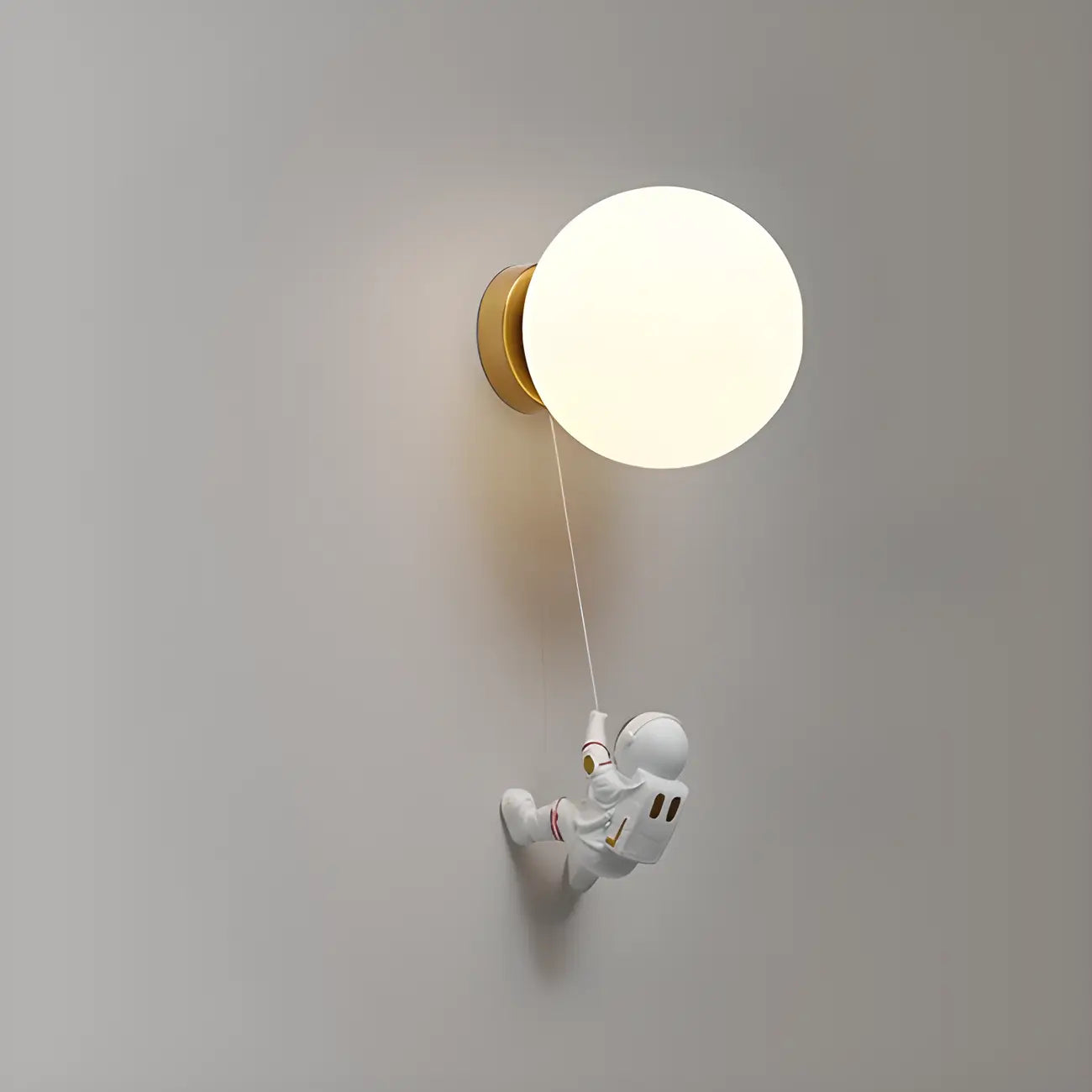 Applique murale LED Globe Astronaute pour chambre d'enfant