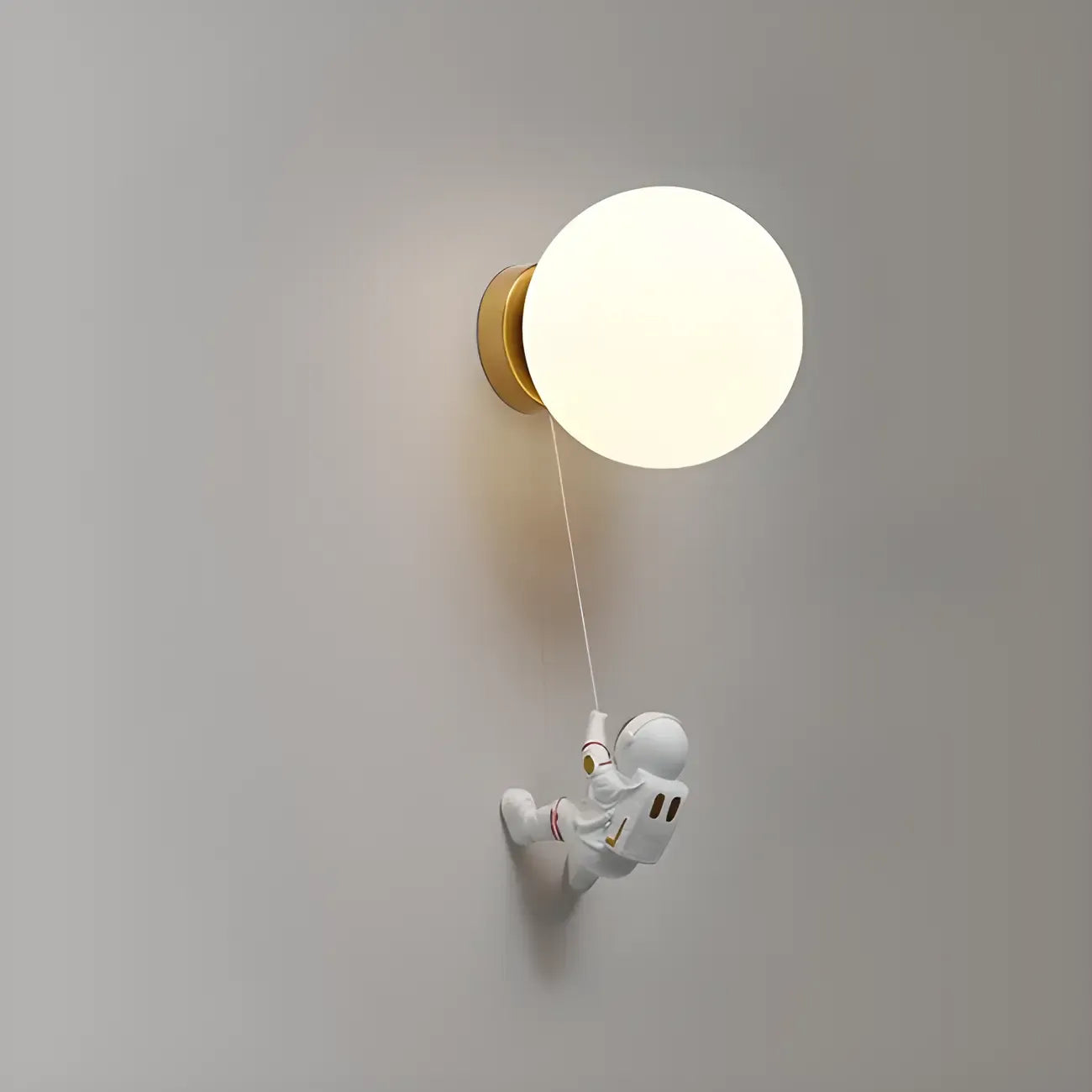 Applique murale LED Globe Astronaute pour chambre d'enfant