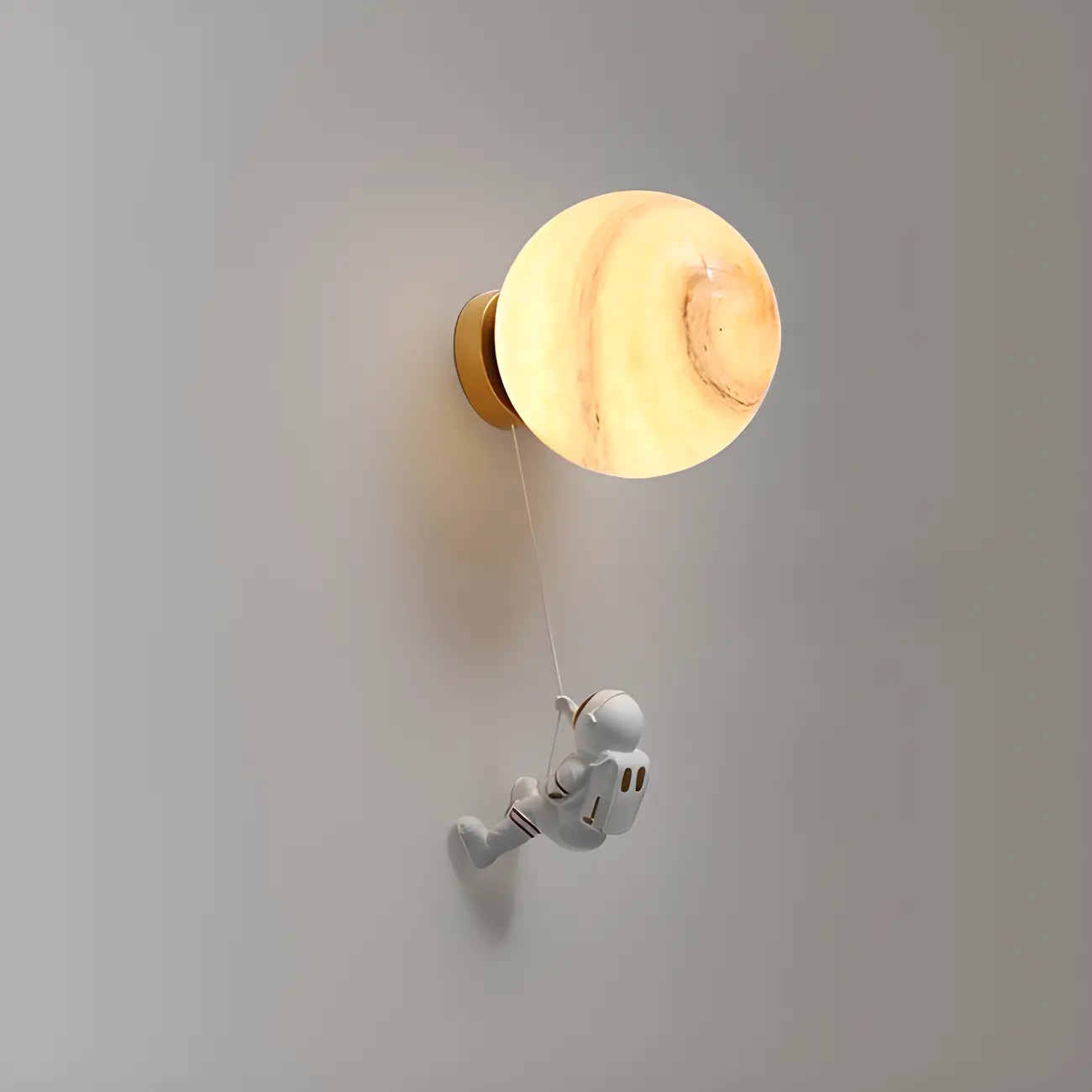 Applique murale LED Globe Astronaute pour chambre d'enfant