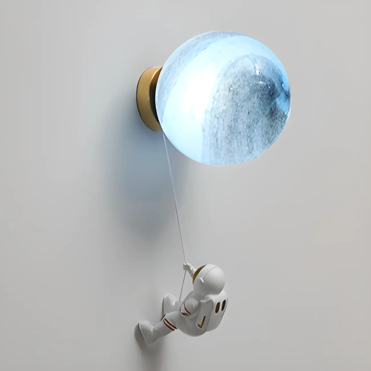 Applique murale LED Globe Astronaute pour chambre d'enfant