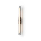 Applique murale LED cylindrique chromée minimaliste à lumière chaude