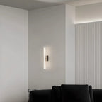 Applique murale LED cylindrique chromée minimaliste à lumière chaude