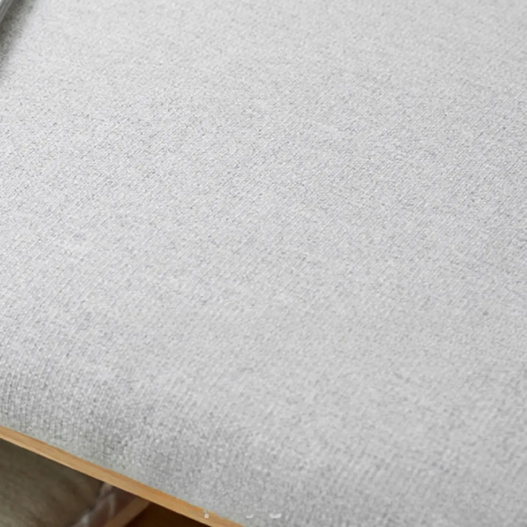Banc de rangement à chaussures en chêne scandinave avec coussin