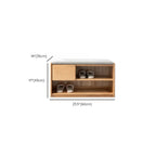 Banc de rangement à chaussures en chêne scandinave avec coussin