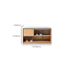 Banc de rangement à chaussures en chêne scandinave avec coussin