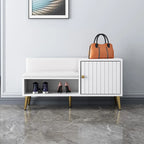 Banc de rangement à chaussures d'entrée avec assise rembourrée