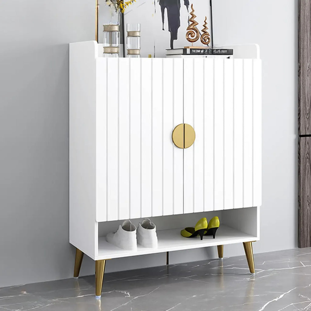 Banc de rangement à chaussures d'entrée avec assise rembourrée
