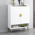 Banc de rangement à chaussures d'entrée avec assise rembourrée