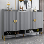 Banc de rangement à chaussures d'entrée avec assise rembourrée