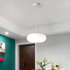 Suspension de cuisine blanche moderne et réglable à 3 niveaux d'intensité lumineuse LED