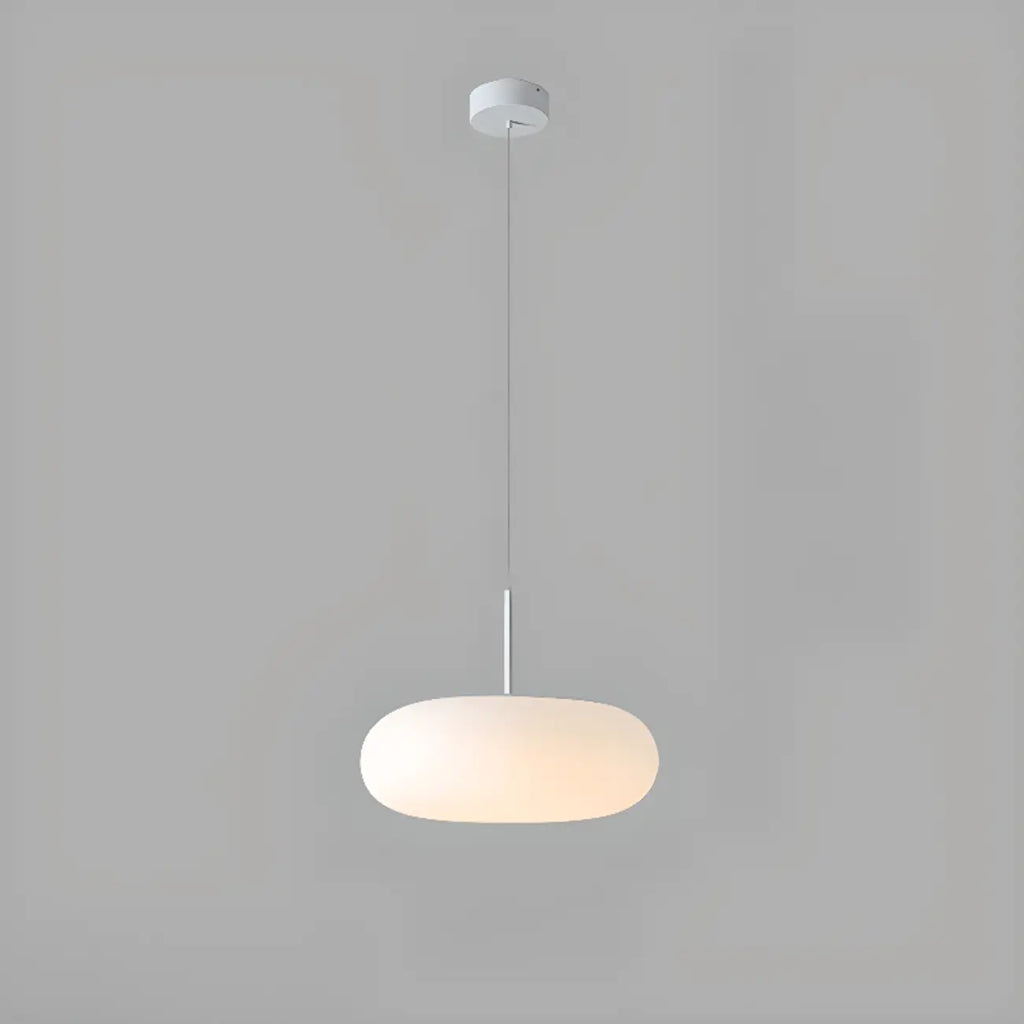 Suspension de cuisine blanche moderne et réglable à 3 niveaux d'intensité lumineuse LED