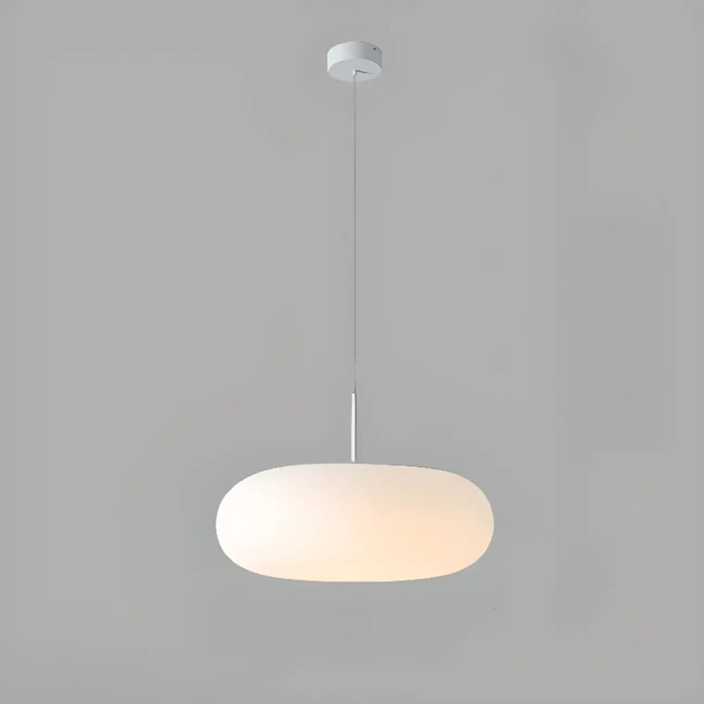 Suspension de cuisine blanche moderne et réglable à 3 niveaux d'intensité lumineuse LED