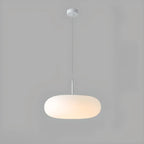 Suspension de cuisine blanche moderne et réglable à 3 niveaux d'intensité lumineuse LED
