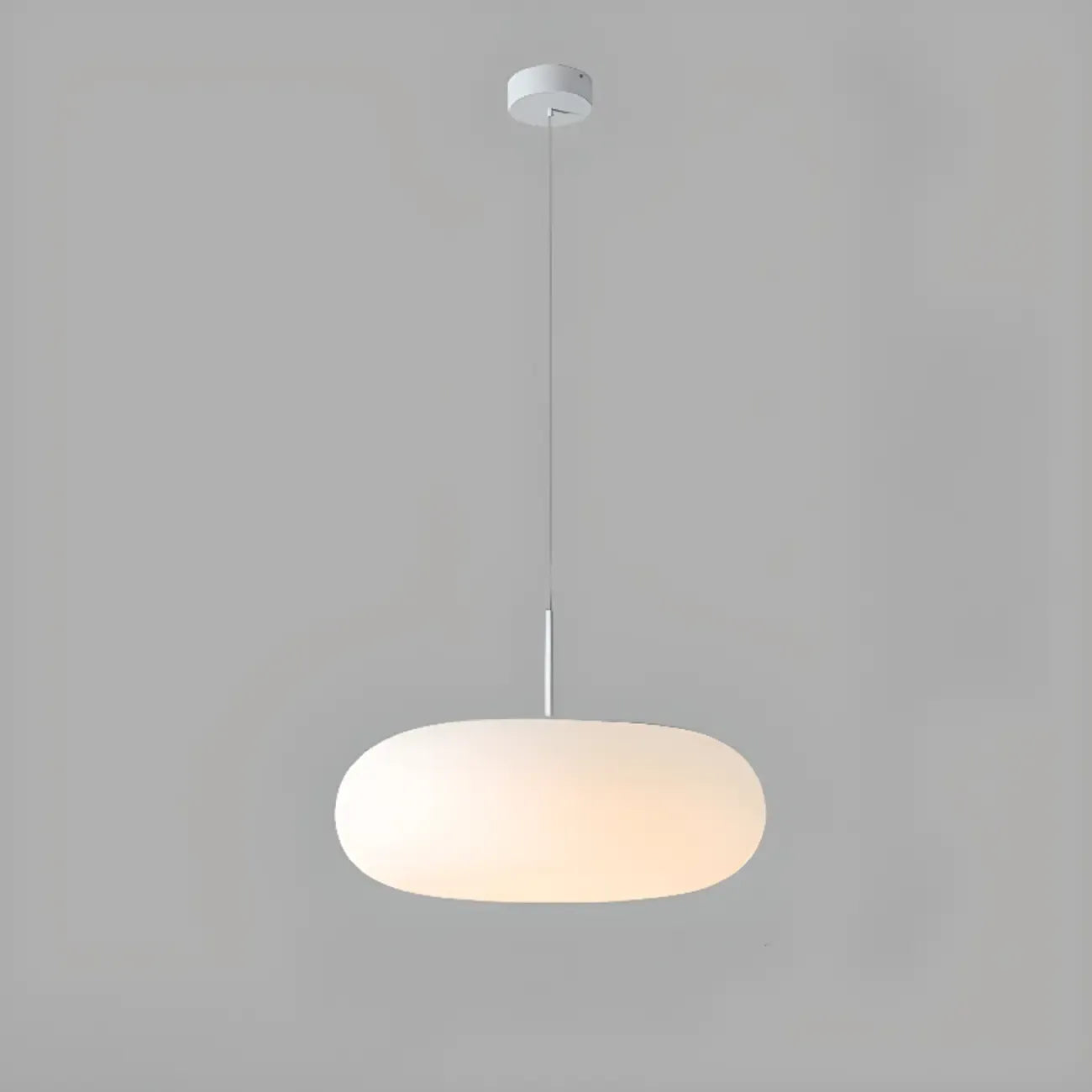 Suspension de cuisine blanche moderne et réglable à 3 niveaux d'intensité lumineuse LED