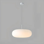 Suspension de cuisine blanche moderne et réglable à 3 niveaux d'intensité lumineuse LED