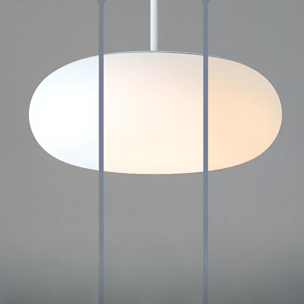 Suspension de cuisine blanche moderne et réglable à 3 niveaux d'intensité lumineuse LED
