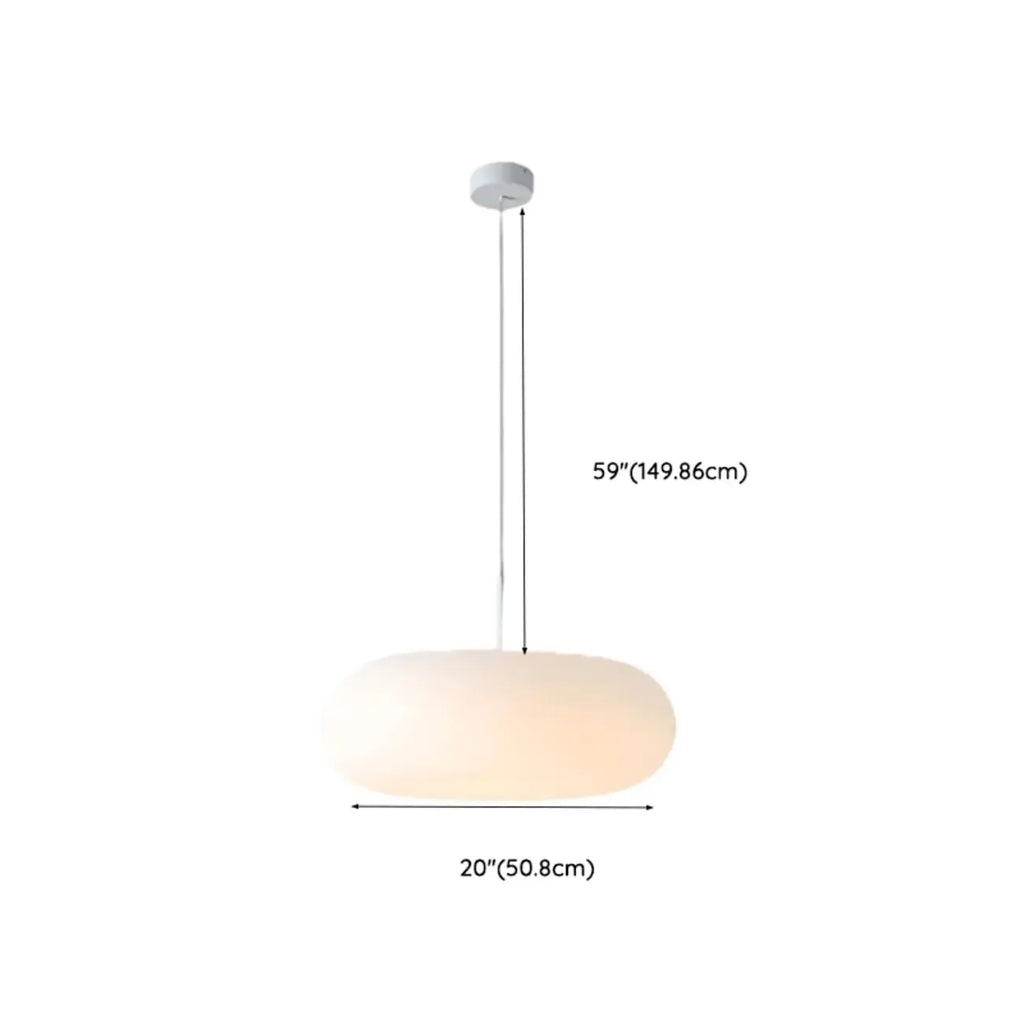 Suspension de cuisine blanche moderne et réglable à 3 niveaux d'intensité lumineuse LED