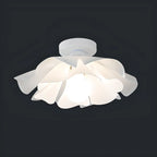 Plafonnier semi-encastré LED élégant à motif floral pour chambre