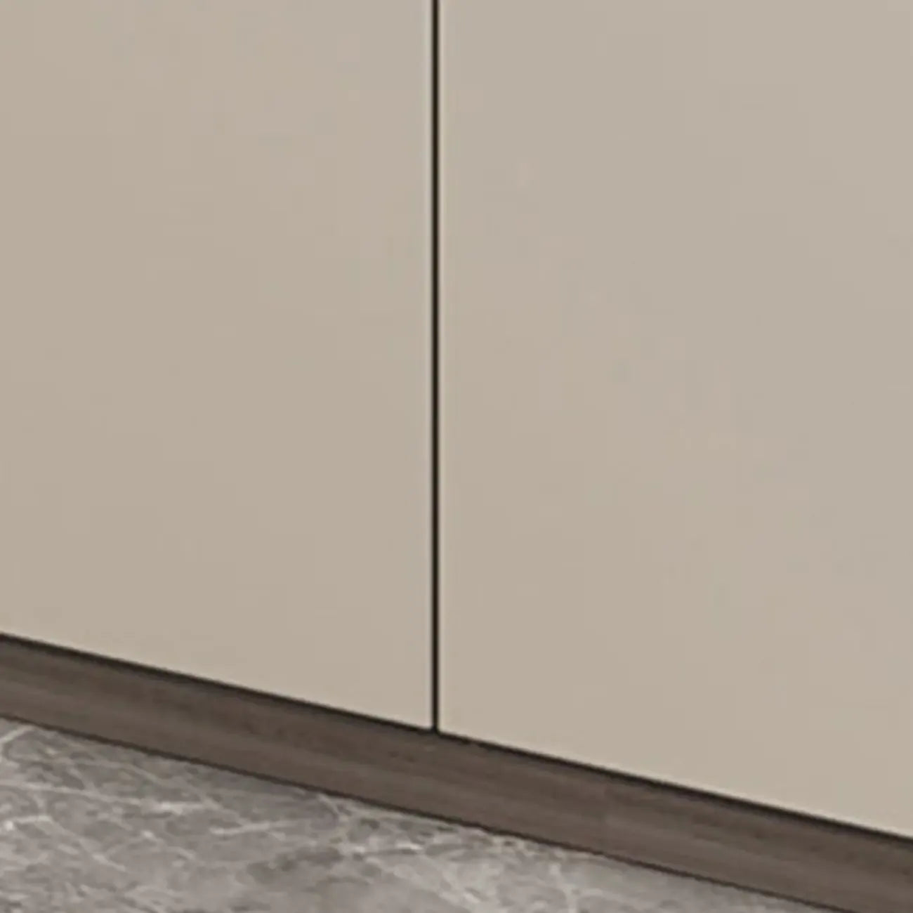 Mobile TV a cassetti lungo in pietra grigio scuro 94 con luci LED