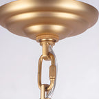 Lustre Glamorous Circle à 2 niveaux en cristal