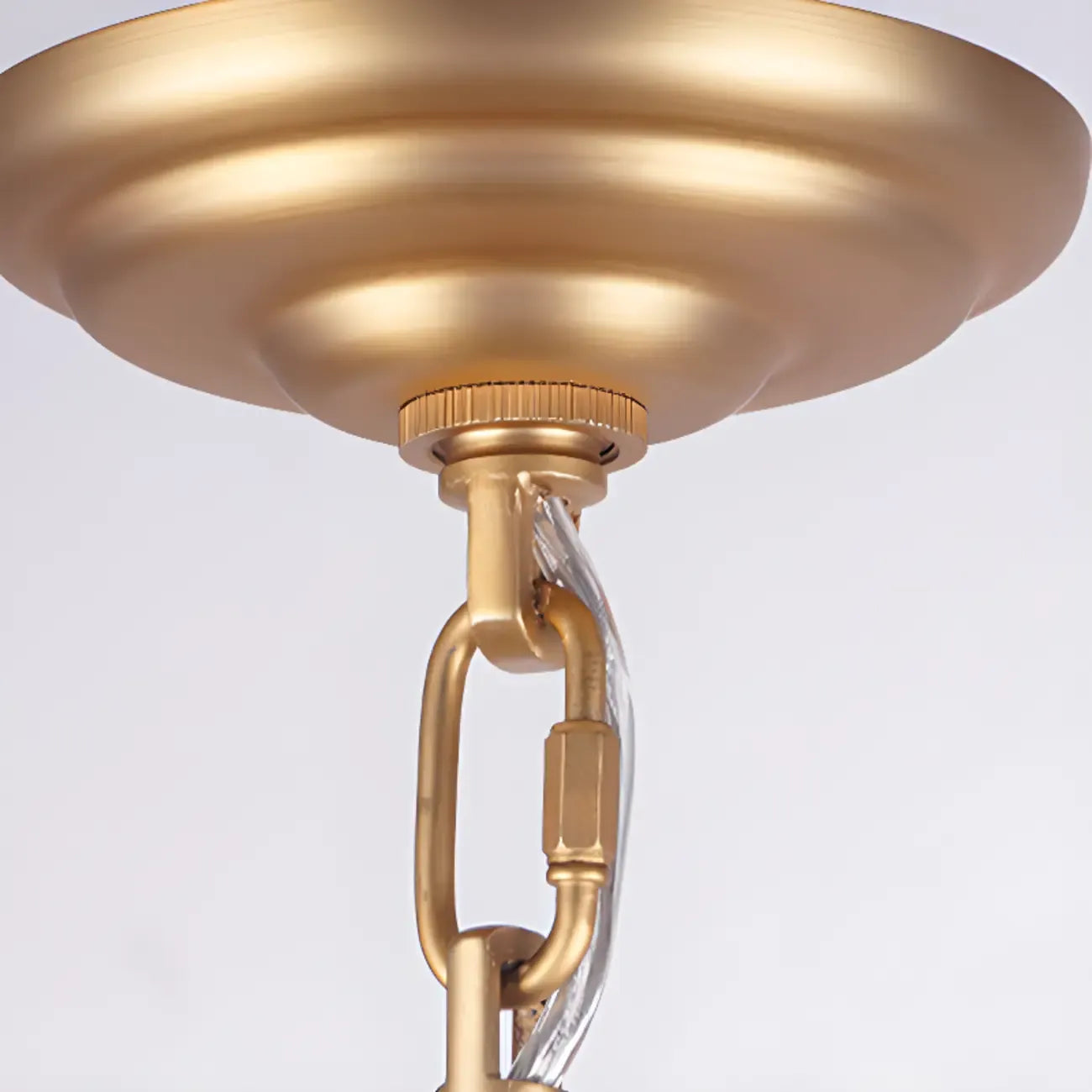Lustre Glamorous Circle à 2 niveaux en cristal