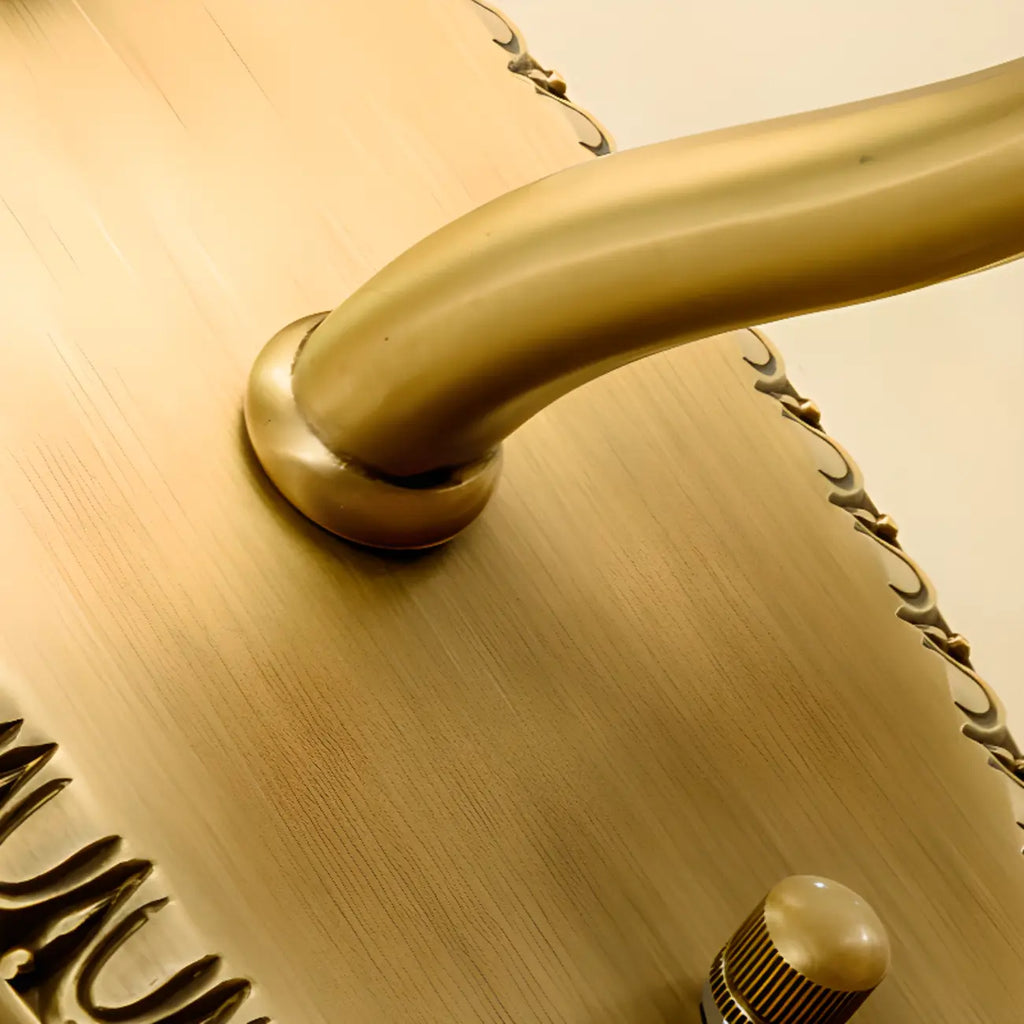 Applique murale en laiton de 25 à 35 cm avec abat-jour en verre pour chambre à coucher