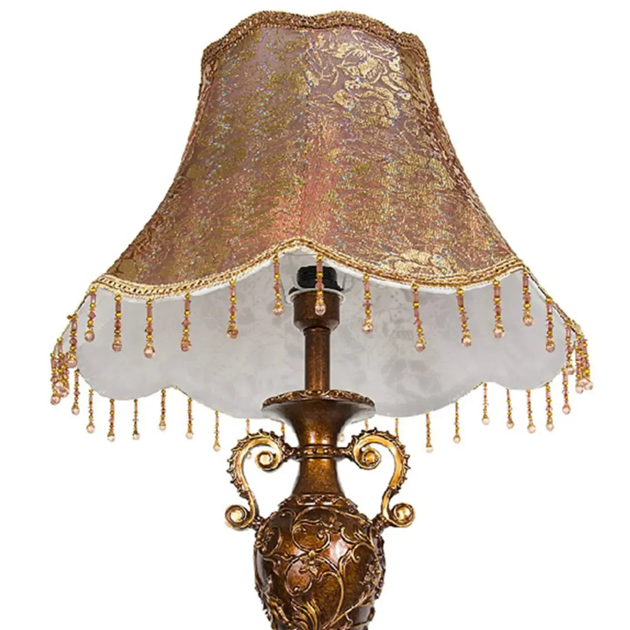 Lampadaire vintage en résine en forme de pagode pour salon