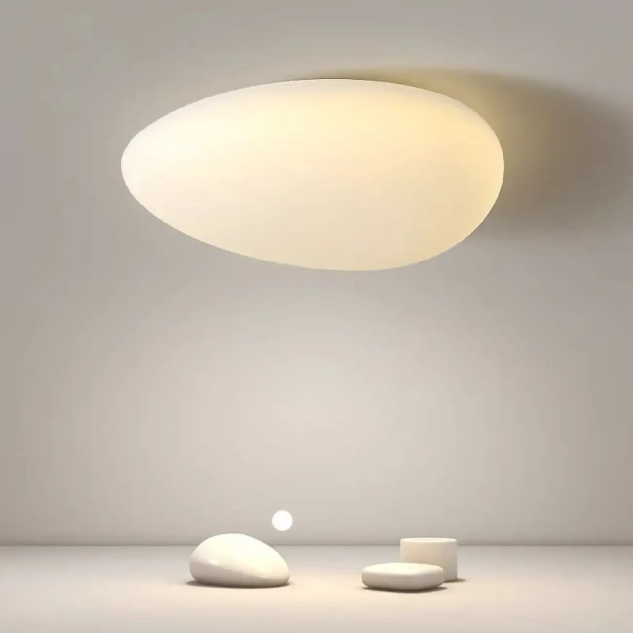 Plafonnier LED moderne géométrique à intensité variable
