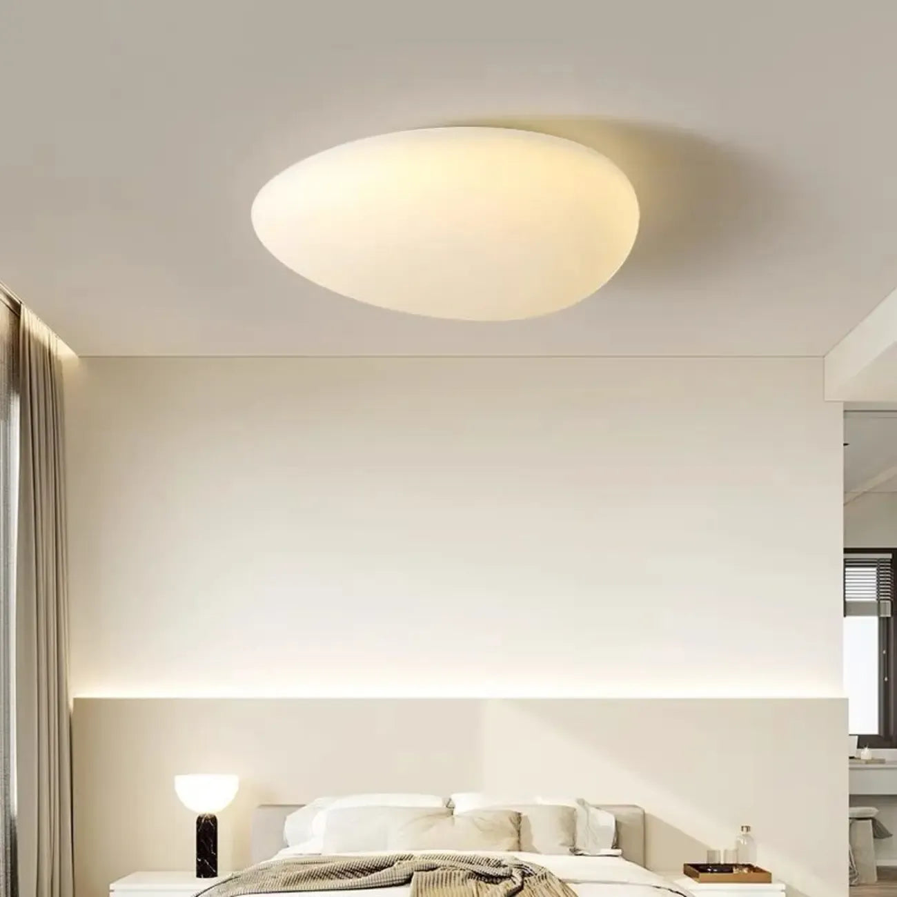 Plafonnier LED moderne géométrique à intensité variable