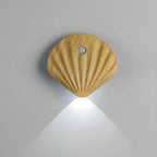 Applique murale LED rechargeable minimaliste en forme de coquillage