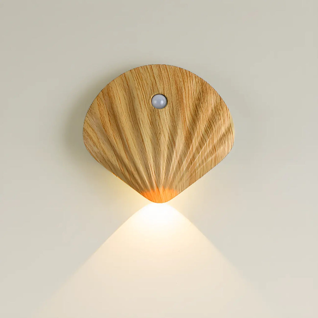 Applique murale LED rechargeable minimaliste en forme de coquillage