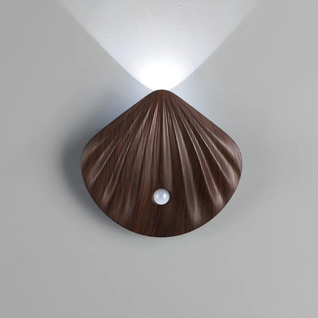 Applique murale LED rechargeable minimaliste en forme de coquillage