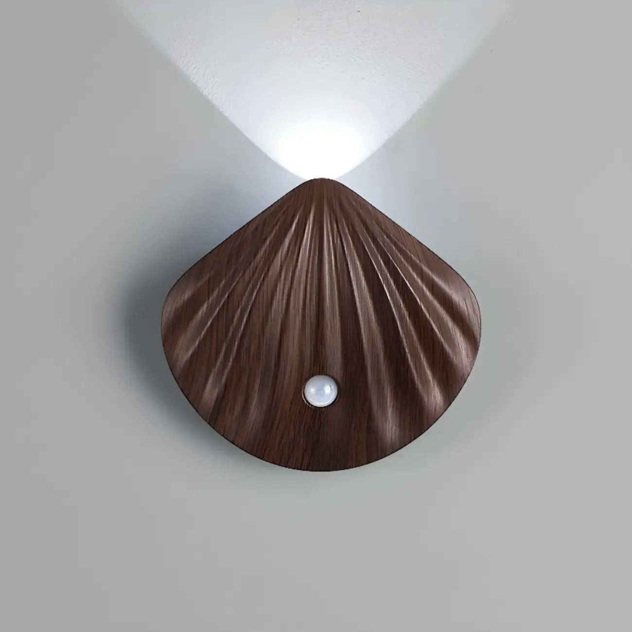 Applique murale LED rechargeable minimaliste en forme de coquillage