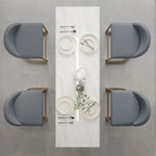 Tables de bar glamour en métal doré avec plateau en faux marbre