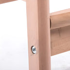 Tabouret de bar élégant à dossier bas en similicuir