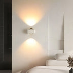 Applique murale LED à intensité variable vers le haut et vers le bas pour éclairage de chambre