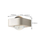 Applique murale LED à intensité variable vers le haut et vers le bas pour éclairage de chambre