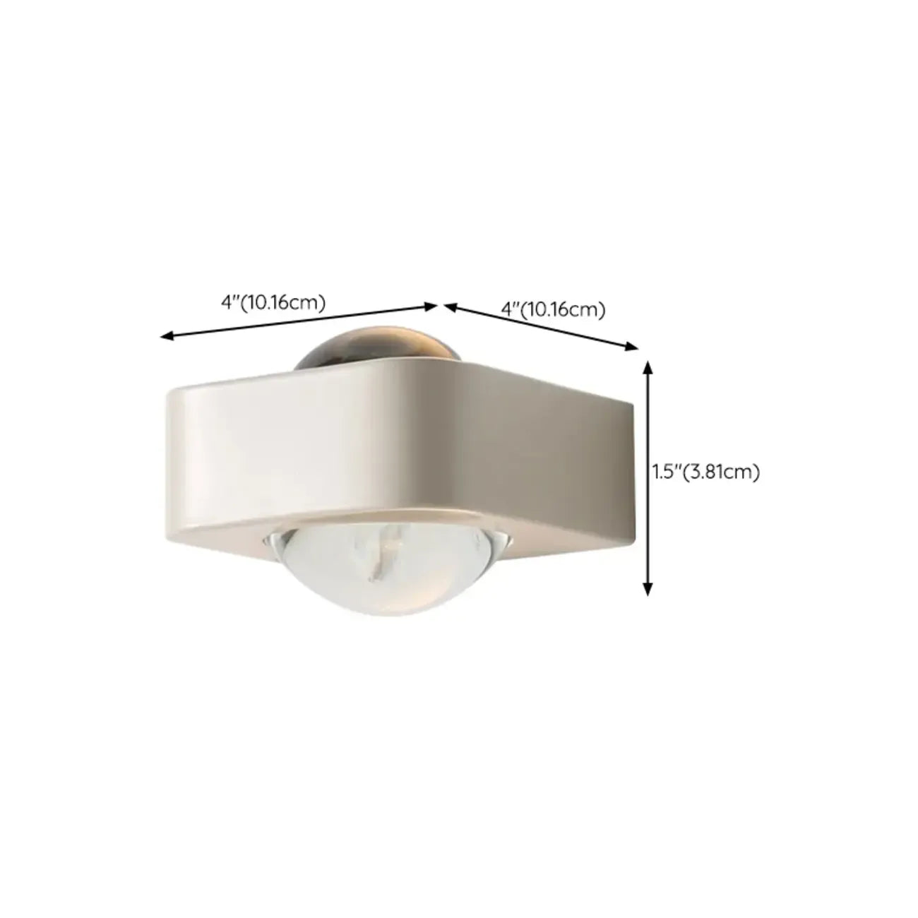 Applique murale LED à intensité variable vers le haut et vers le bas pour éclairage de chambre