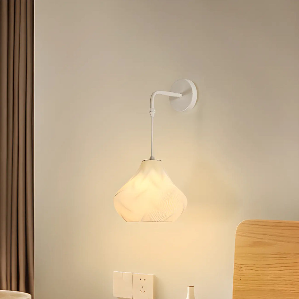 Applique murale géométrique blanche pour la décoration intérieure