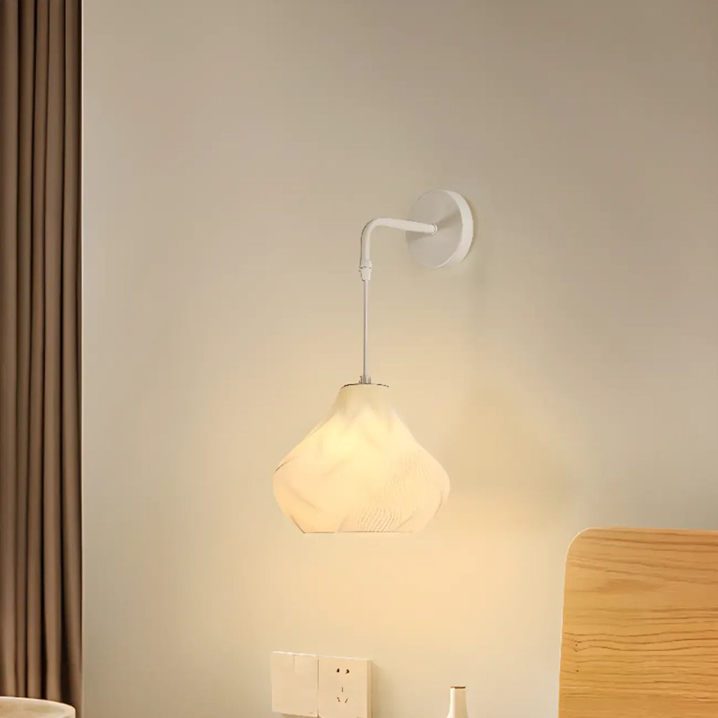 Applique murale géométrique blanche pour la décoration intérieure